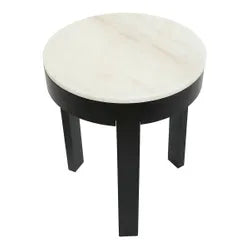 Oliver Marble Side Table - Small Black