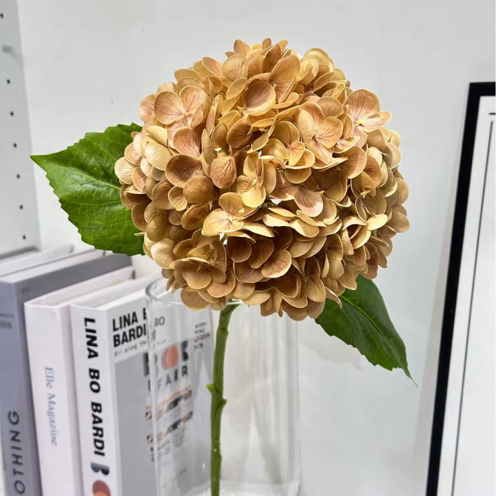 Champagne Silk Hydrangea Stem