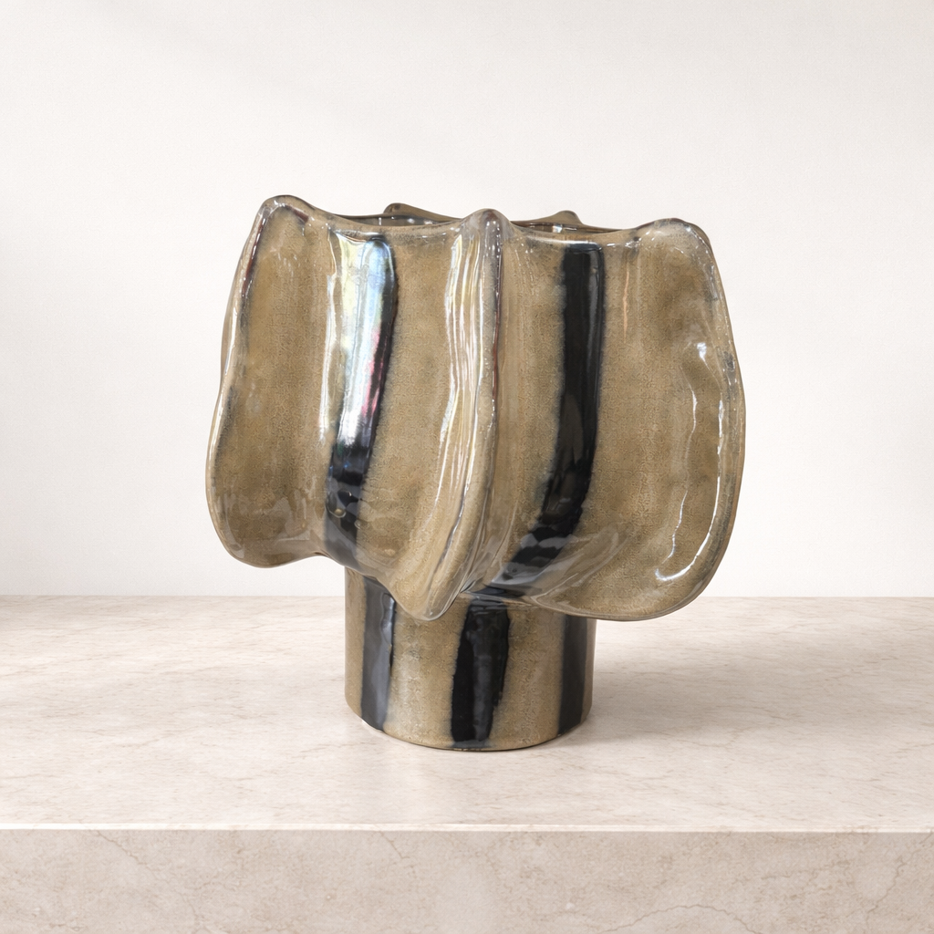 Sienna Scuptural Vase Small