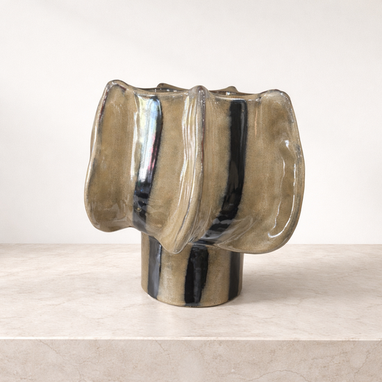Sienna Scuptural Vase Small