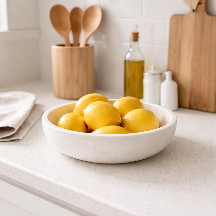 Aurelia Ivory Stone Bowl