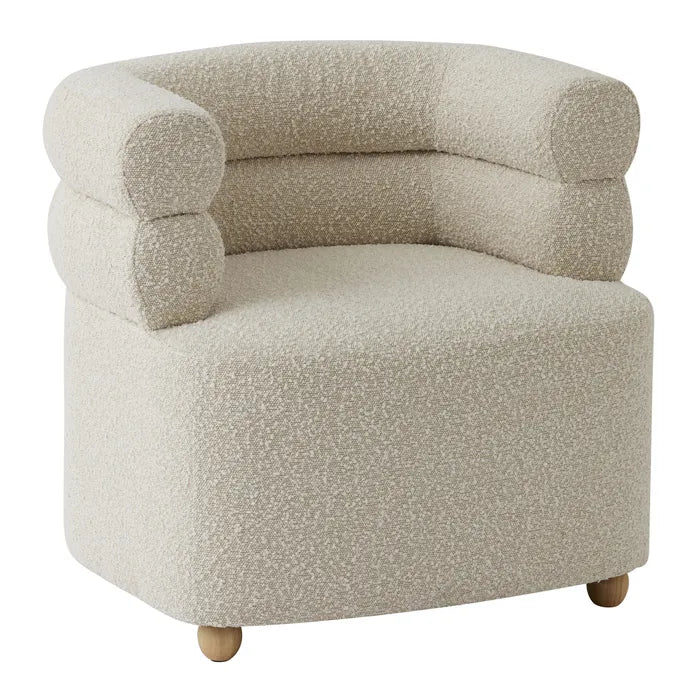 HURST BOUCLE ARMCHAIR 81X67X71CM NAT