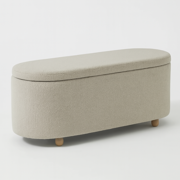 HURST BOUCLE BENCH 120X44X50CM NATURAL