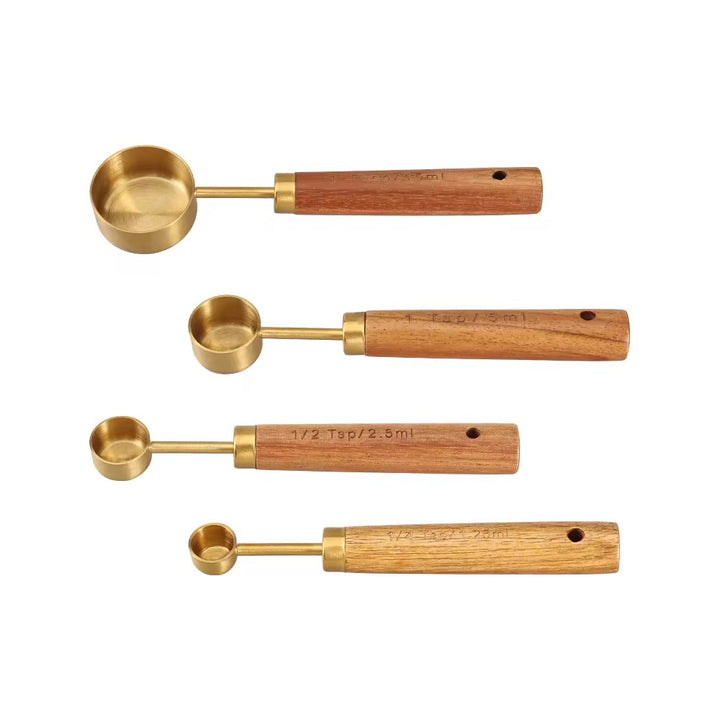 Golden Oak Measuring Spoon Set