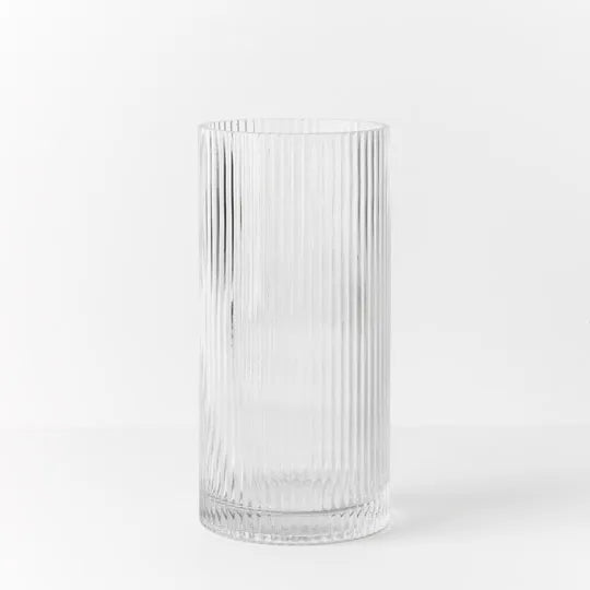 Cylinder ripple vase