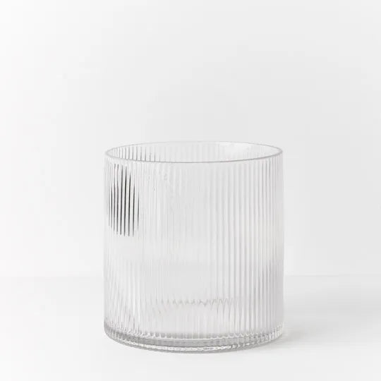 Cylinder ripple vase