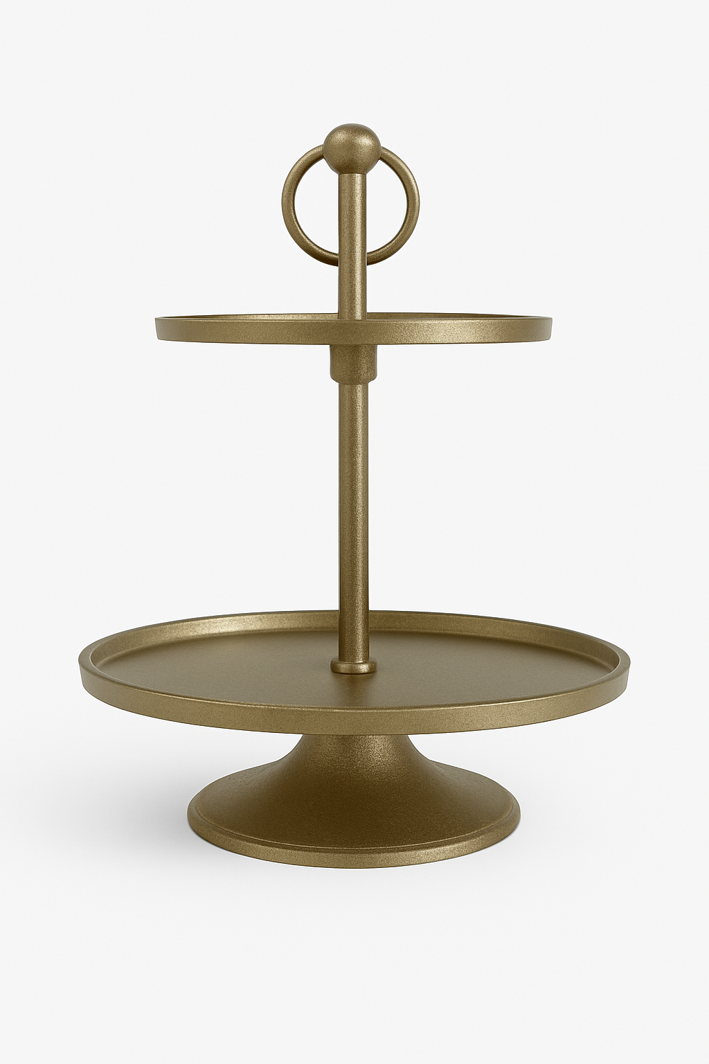 2 Tier Gold Stand