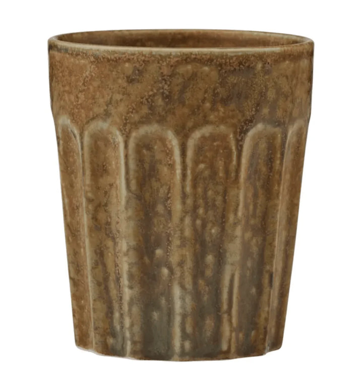 Ceramic Ridged Cup