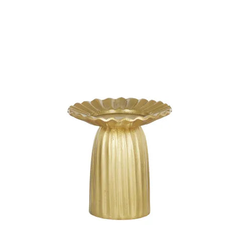 Ilona gold candle holder