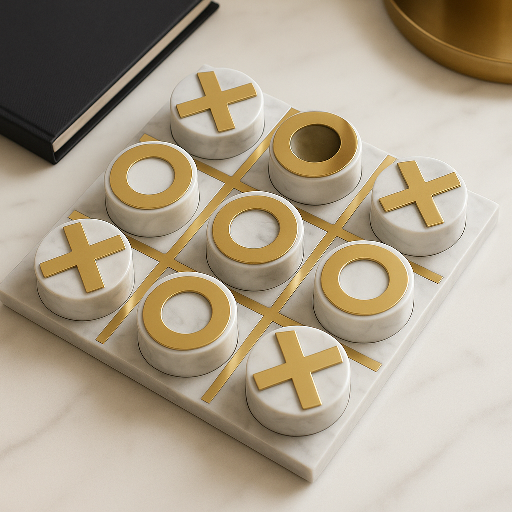 Luxury Marble & Gold XO Set