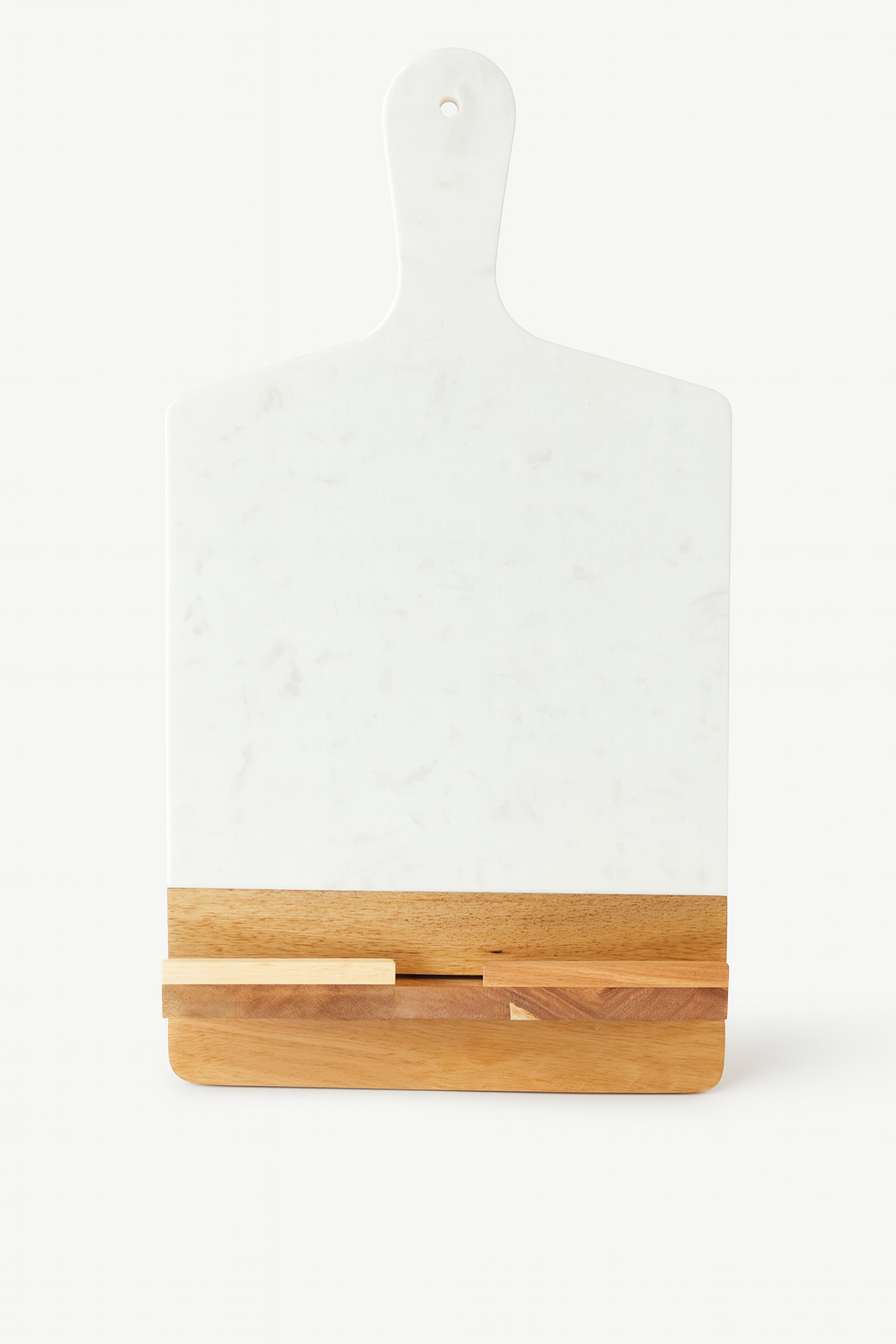 Marble & Wood Book Stand