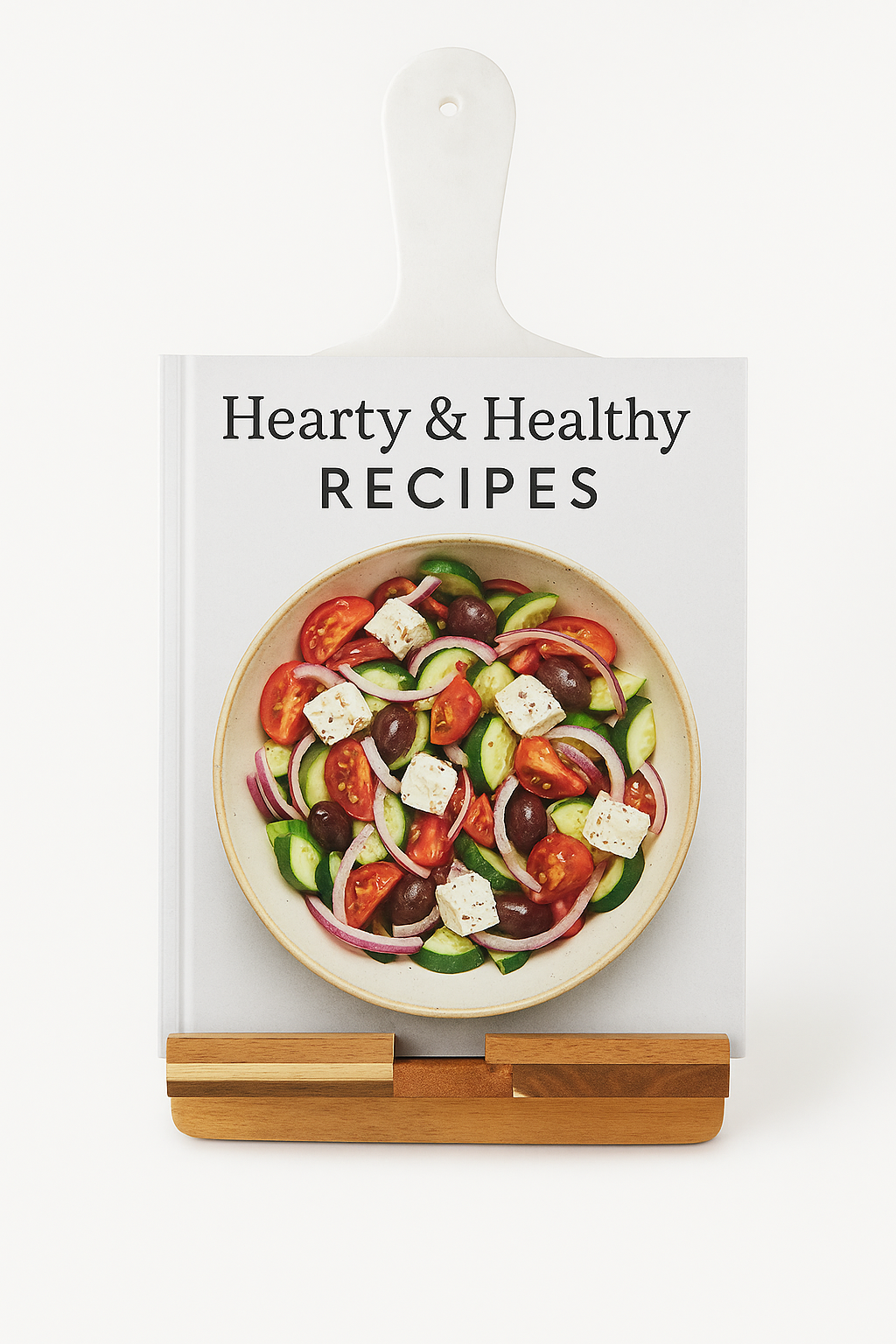 Marble & Wood Book Stand