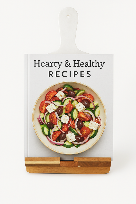 Marble & Wood Book Stand