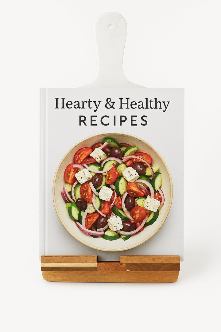 Marble & Wood Book Stand