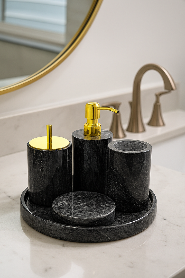 Lux Marble Bathroom Set