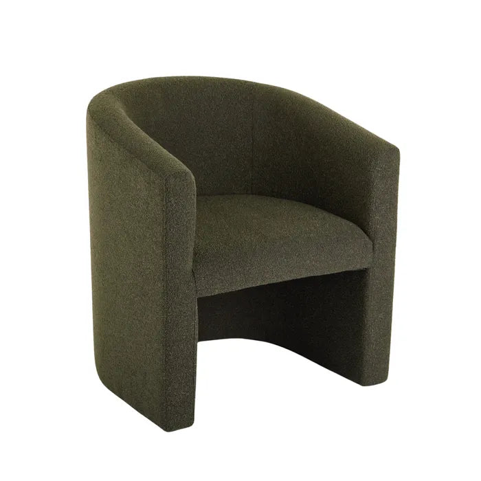 EMBASSY BOUCLE ARMCHAIR 70X70X78CM GREEN