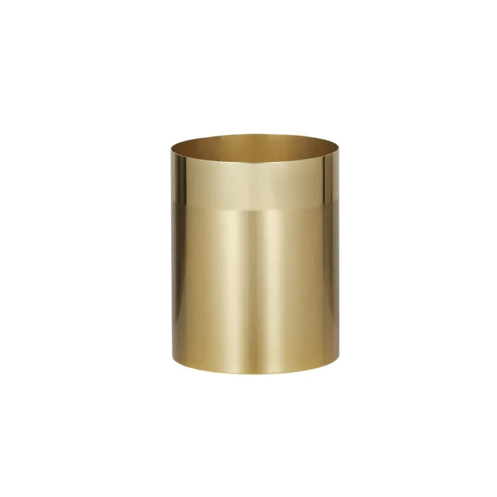 LATON S/STEEL UTENSIL HOLDER 14X18CM GLD