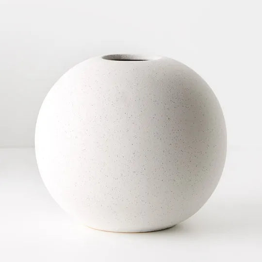 White Pilu Vase