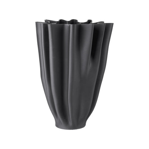 STACEY BLACK VASE 38CM