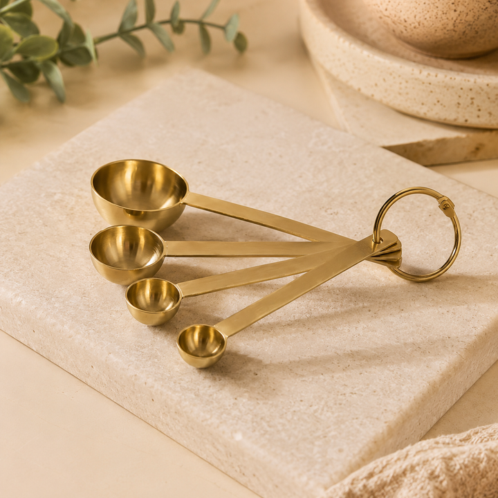 Laton Gold Measuring Spoons