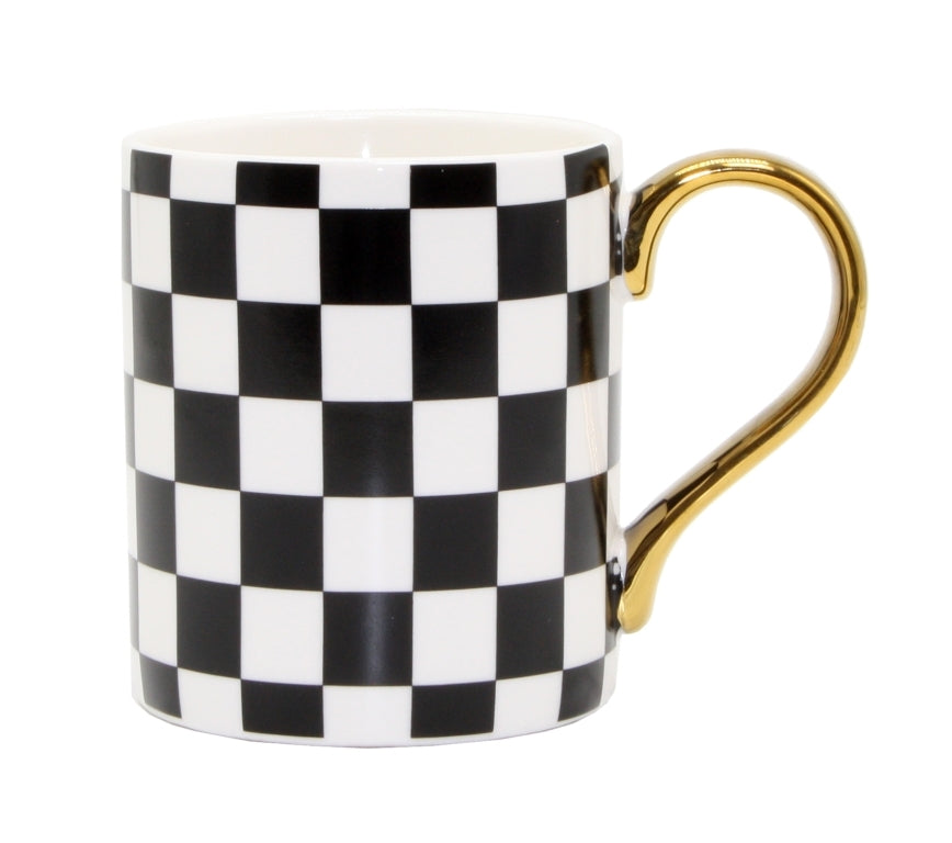 Checked Mug