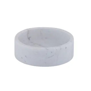 IVY MARBLE BOWL 15X5CM WHITE