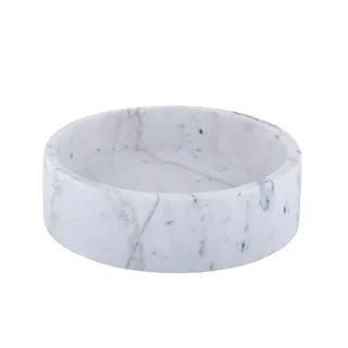 IVY MARBLE BOWL 20X6CM WHITE