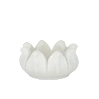 ANTHESIS MARBLE TRINKET BOWL 13X6CM WHT