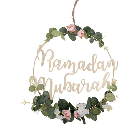 31X47CM RAMADAN METAL WREATH