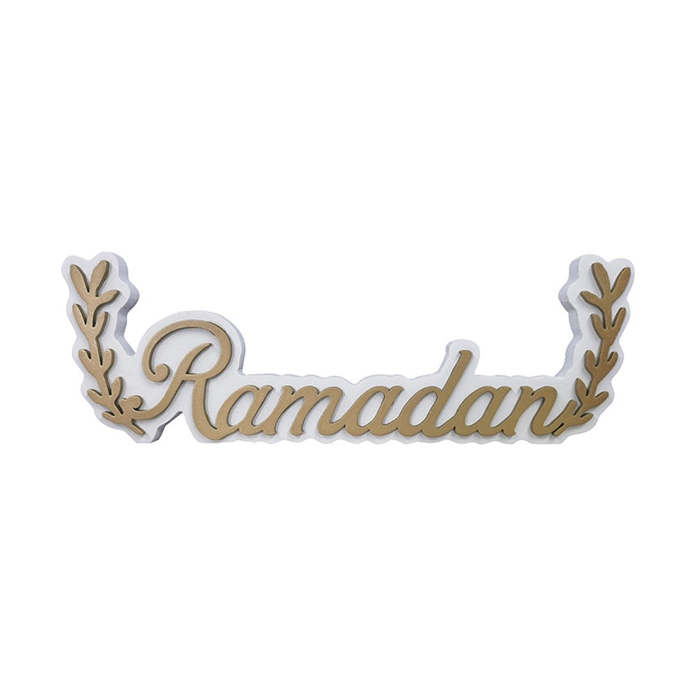 Ramadan table sign