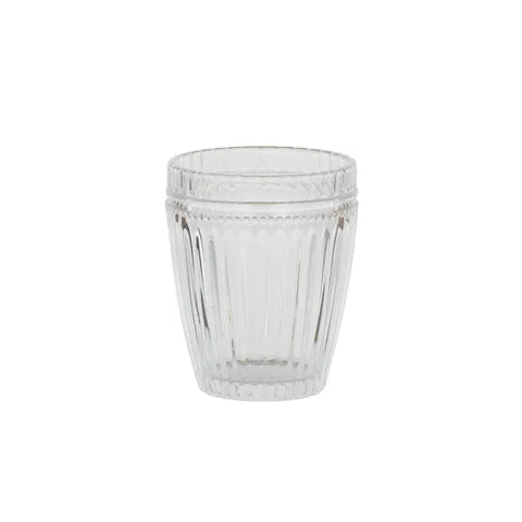 MAYA EMBOSSED TUMBLER 8X10CM CLEAR