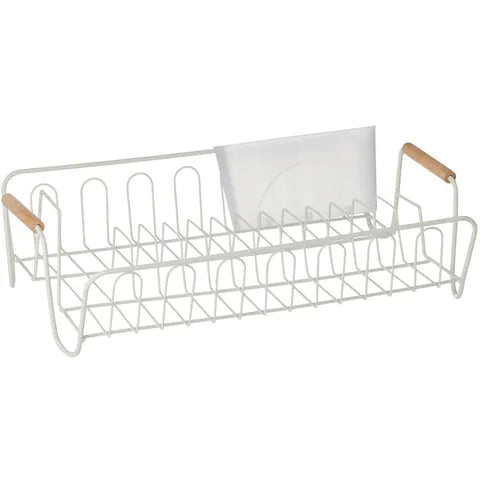 WALLAN METAL DISH RACK 52X32X12CM IVORY