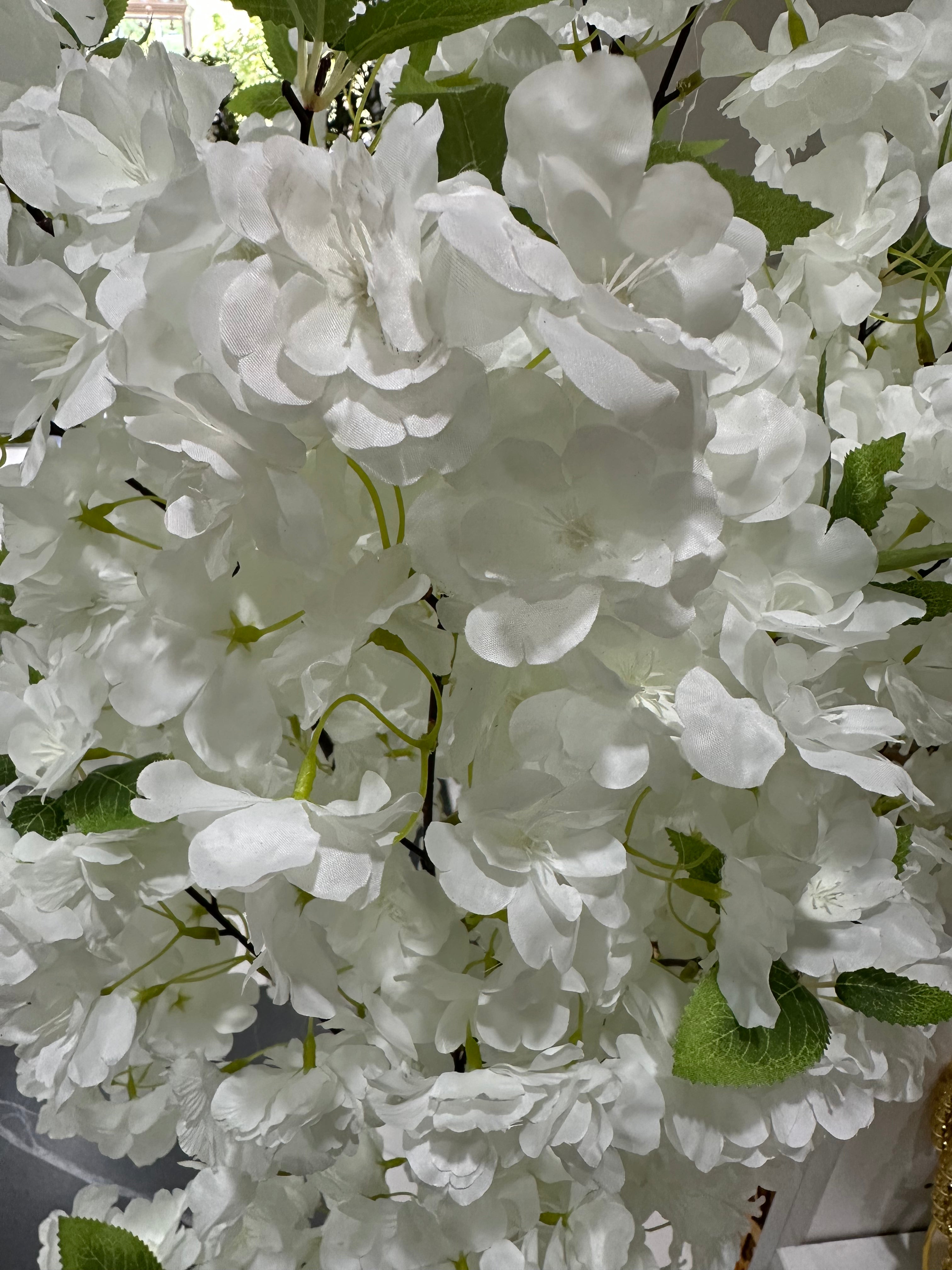 White Silk Blossom Tree