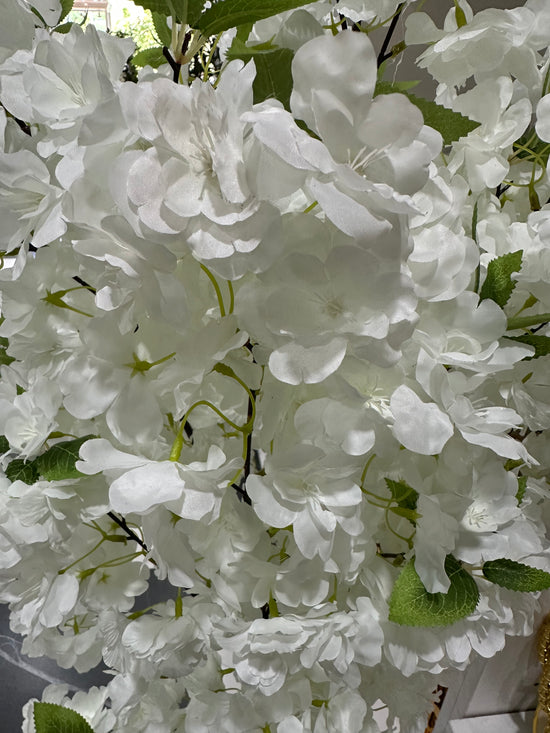 White Silk Blossom Tree