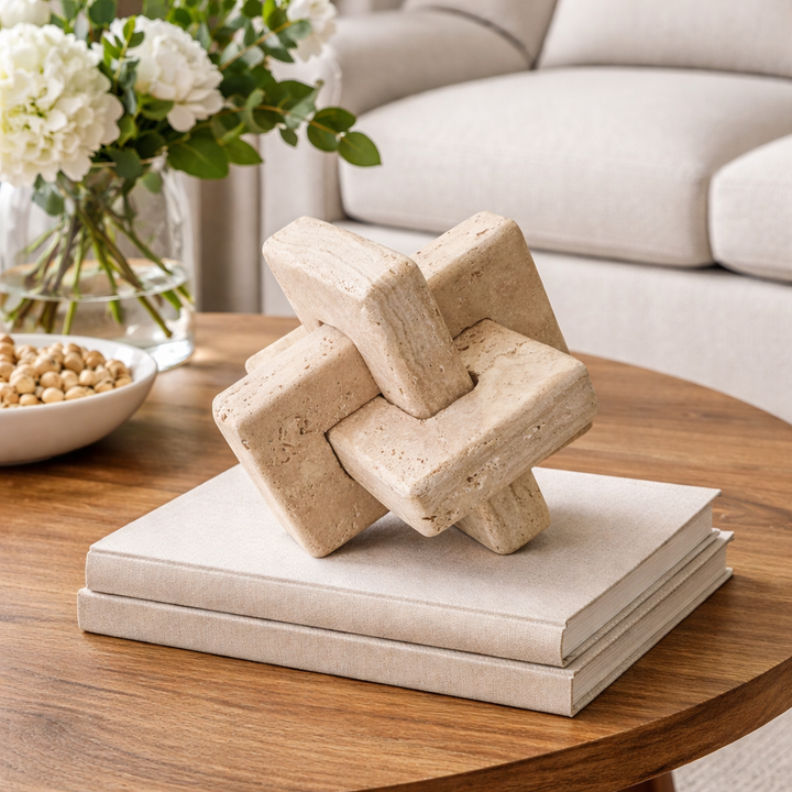 Interlock Travertine Object