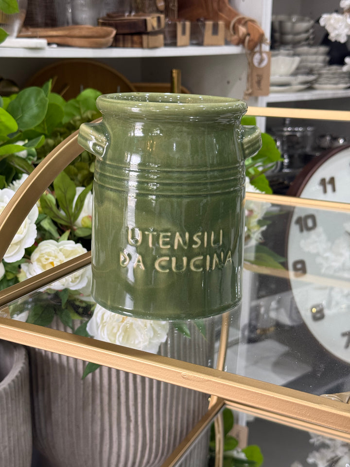 Olive French Cuisine Utensil Holder