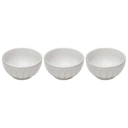 Marguerite White 3pk Dip Bowl