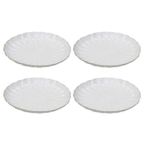 Marguerite White 4pk Side Plate