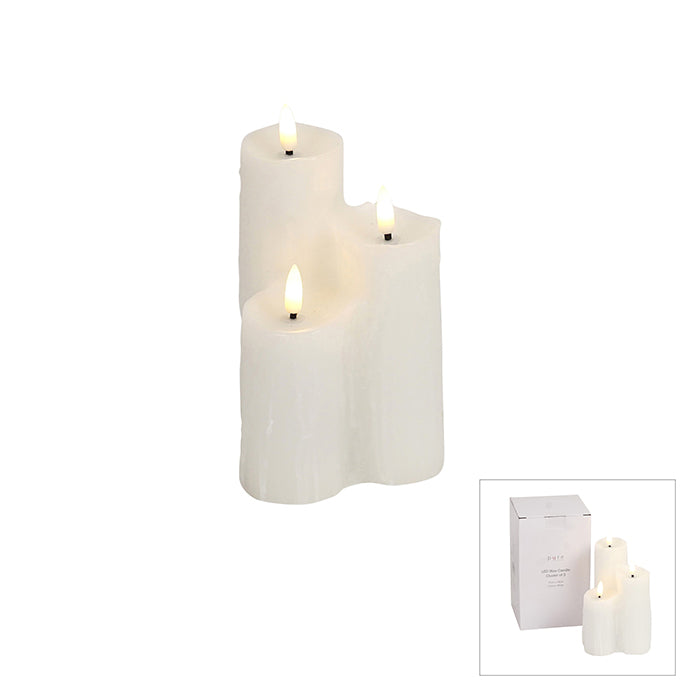 Heaven led wax candle