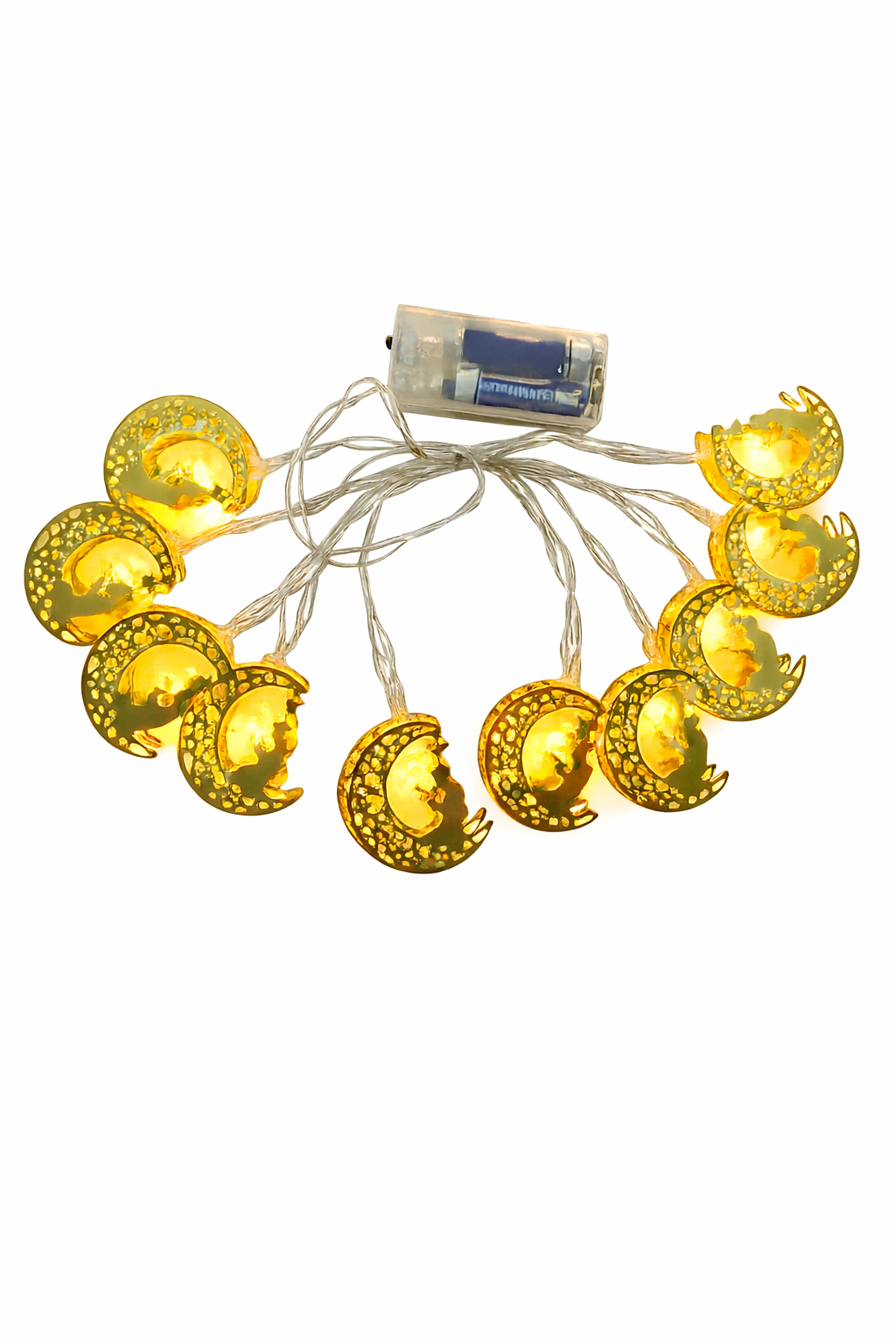 Golden Crescent Ramadan Lights