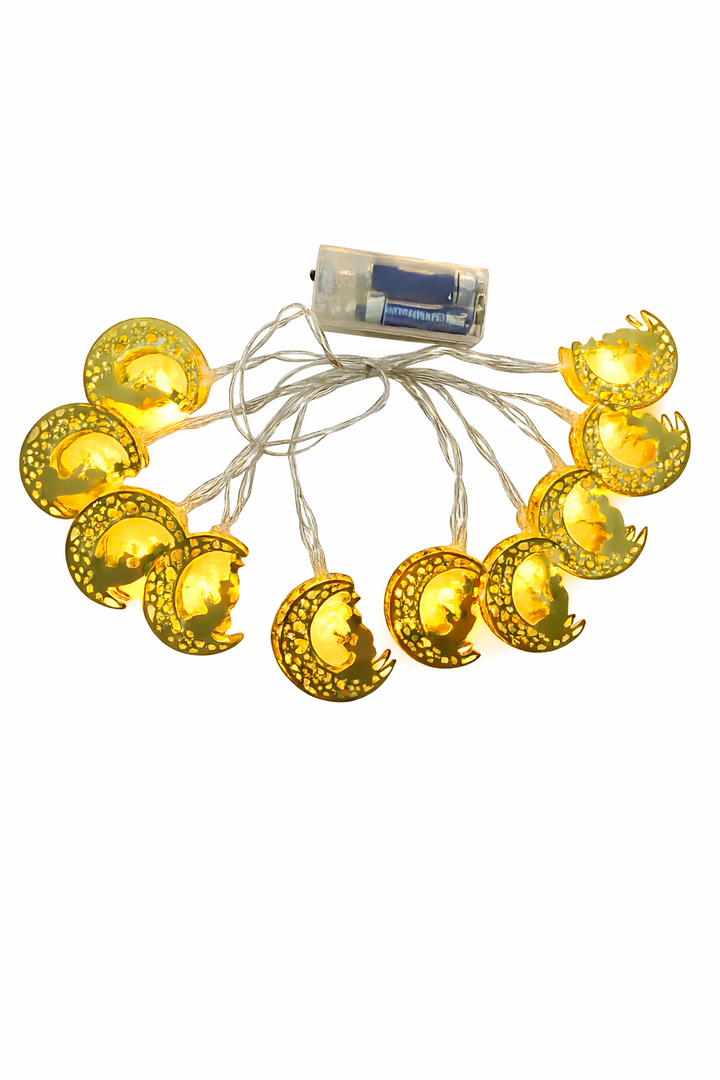 Golden Crescent Ramadan Lights