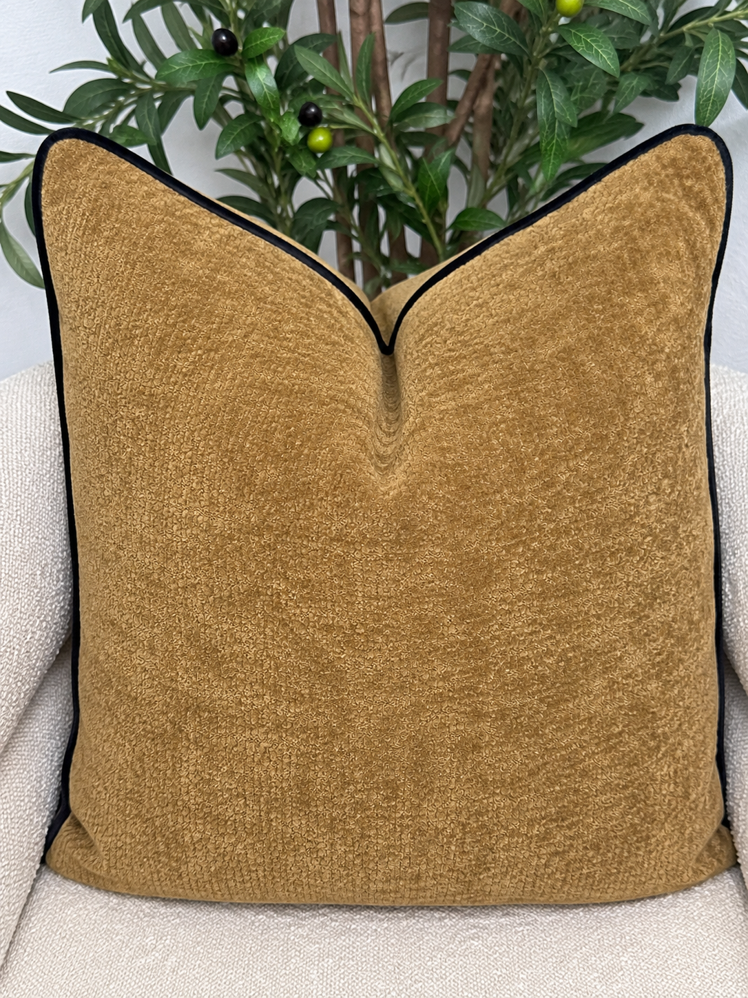 The Aurelia Mustard Cushion
