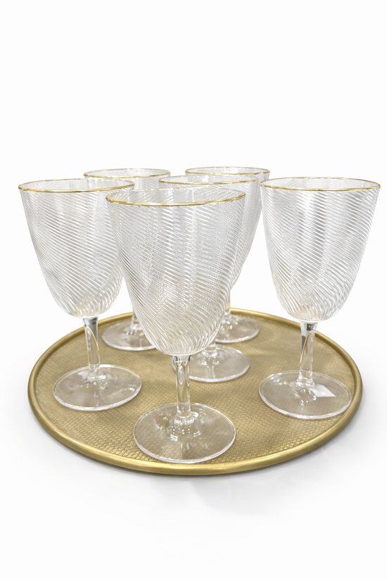 Royal Swirl Gold Acrylic Set