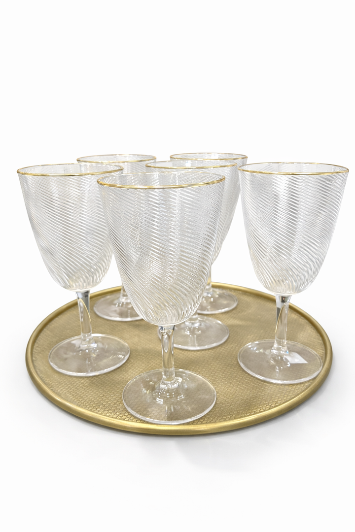 Royal Swirl Gold Acrylic Set