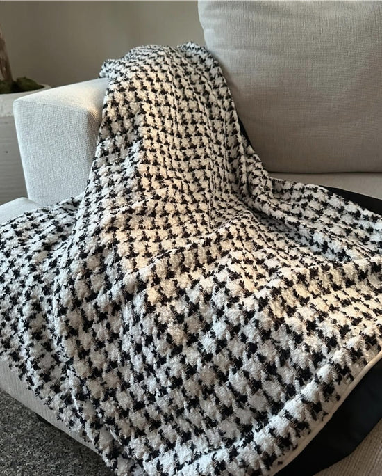 Houndstooth Elegance Coco Cushion