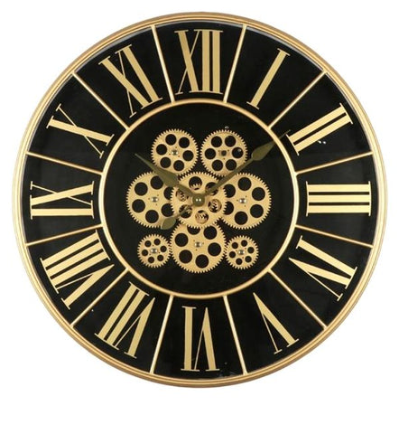 Black and gold Clock