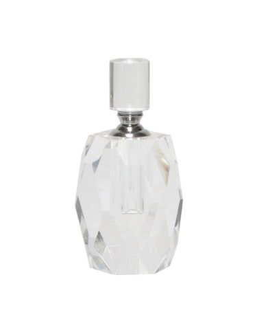 PERFUME BOTTLE-GLASS-OVAL