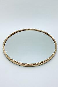 Stella gold mirror tray