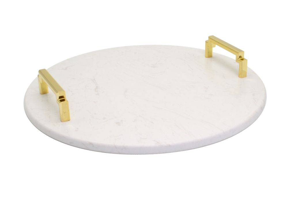 TRAY-MARBLE-ROUND