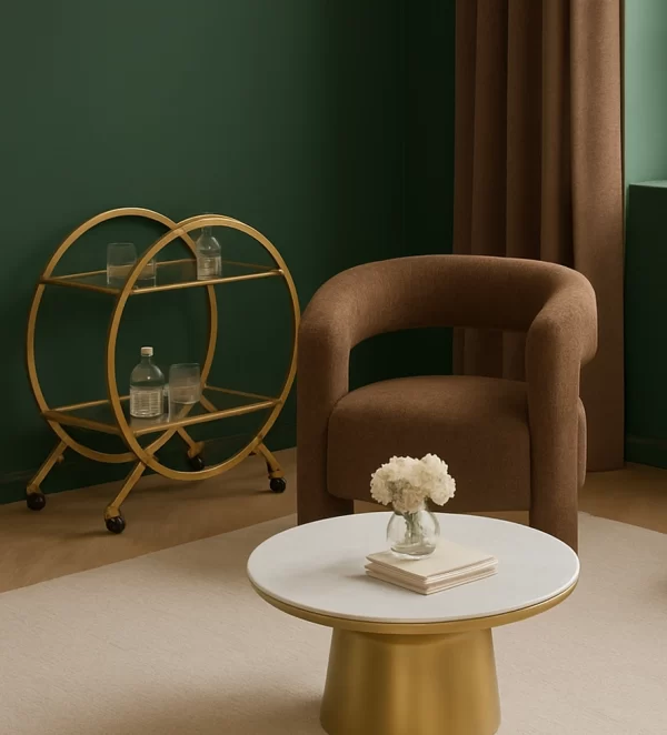 VENTURA ARMCHAIR 68X66X73CM MOCCA